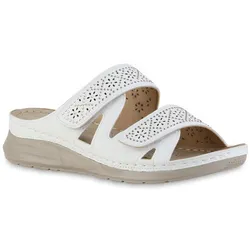 Damen Komfort Sandalen in Weiss