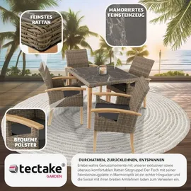 Tectake Tarent Set 5-tlg. Beige