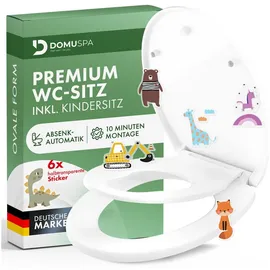 domuspa WC-Sitz mit Absenkautomatik Weiß