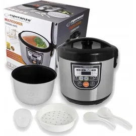Esperanza EKG011 Multicooker Cooking 5 L 860 W Schwarz, Metallic