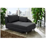 JOB Recamiere Stoff 1-Sitzer Grau