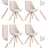 4 St. Stoff creme/natura