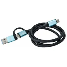 iTEC i-tec USB-C auf USB-C Kabel mit integriertem USB 3.0 Adapter