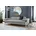 W.Schillig Couch Leder 2-Sitzer Grau