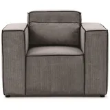 Fun Möbel Sessel Waldo Stoff Poso 1-St. 75 x 85 x 85 cm Grau