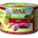 MAC's Cat Kitten Pute, Rind Ente Katzenfutter nass