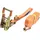 Baumarktplus Profi Ratschen Spanngurt Spanngurte Zurrgurt 2-tlg 5m 1,5to 1500kg TÜV/GS orange