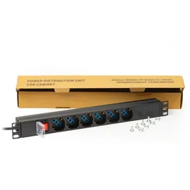 Link Mehrfachsteckdose 0 m Schwarz 8 St.