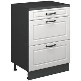 Vicco Kommode Rion 60 x 81,6 x 46 cm Weiß Landhaus