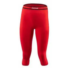 Lenz Merino 6.0 3/4-Hose Funktionsunterwäsche Rot S