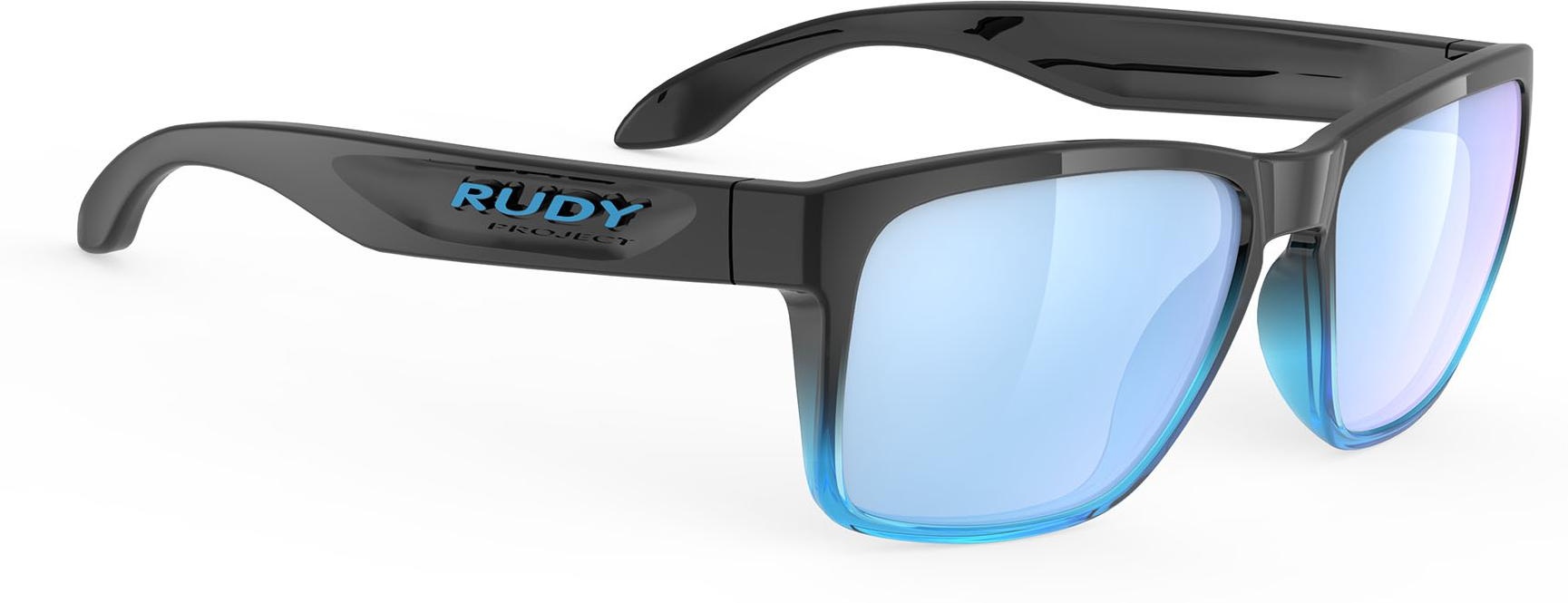 Rudy Project Spinhawk Sonnenbrille - BlackFadeCrystal/AzurGloss