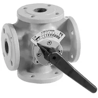 Honeywell Resideo Vierwege-Flanschmischer ZR GG 20, grau, pn 6