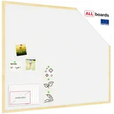 ALLboards Pinnwand 100 x 80 cm Weiß