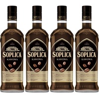 Soplica Kaffegeschmack, Kawowa, 25% vol. 4x 0,5L - Wodka, Likör