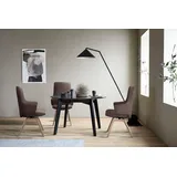 Stressless® Polsterstuhl Laurel, High Back mit Armlehne, Größe L, mit schräggestellten Beinen in Eiche braun