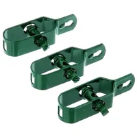 GAH Alberts Alberts Drahtspanner grün kunststoffbeschichtet | Größe 2 | Länge 100 mm | 3er Set