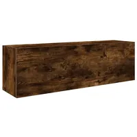 VidaXL Bad-Wandschrank Räuchereiche 100x25x30 cm Holzwerkstoff