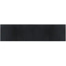 vidaXL Teppich, Rechteckig Schwarz 100x400 cm