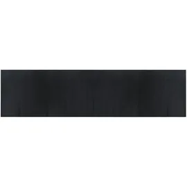 vidaXL Teppich, Rechteckig Schwarz 100x400 cm