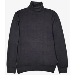 emilio adani Herren Pullover mit Rollkragen grau regular uni Rollkragen - M