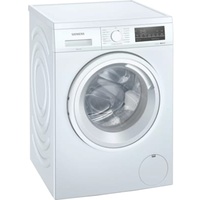 Siemens WU14UT21 9kg Frontlader Waschmaschine, 60cm breit, 1400U/Min, Nachlegefunktion, Beladungssensor, waterPerfect Plus, Kindersicherung, Weiß