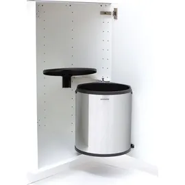 Brabantia Einbaumülleimer 15 l Schwarz