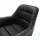 DeLife Freischwinger Kaira-Flex Echt-Leder Schwarz Freischwinger flach Schwarz