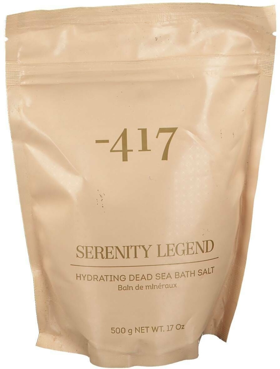 -417 Serenity Legend Hydrating Dead Sea Bath Salt 500 g sel de bain