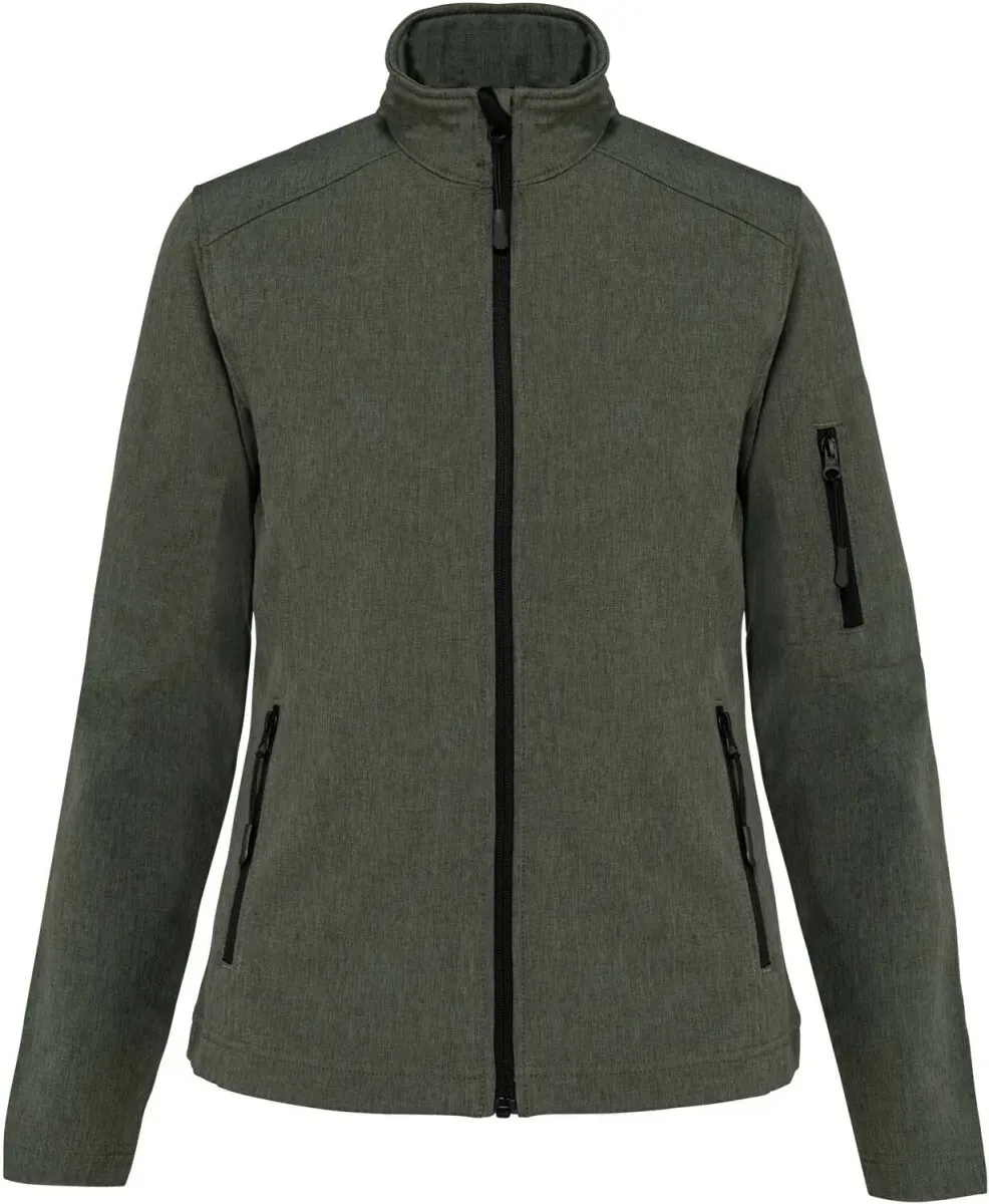 Kariban Damen 3-Lagen Softshell Jacke Softshell-Jacke K400 marl green M