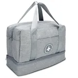 Intirilife Wasserfeste Reisetasche in GRAU - Gr.: onesize
