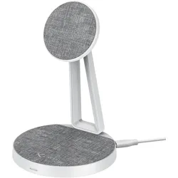 XLayer MagFix Pro 2 in 1 Ladestation 15W Grey/White