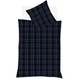Traumschlaf Lech Welwyn kariert Blau 200 x 220 cm + 2 x 80 x 80 cm