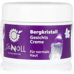 Sanoll Bergkristall Gesichtscreme