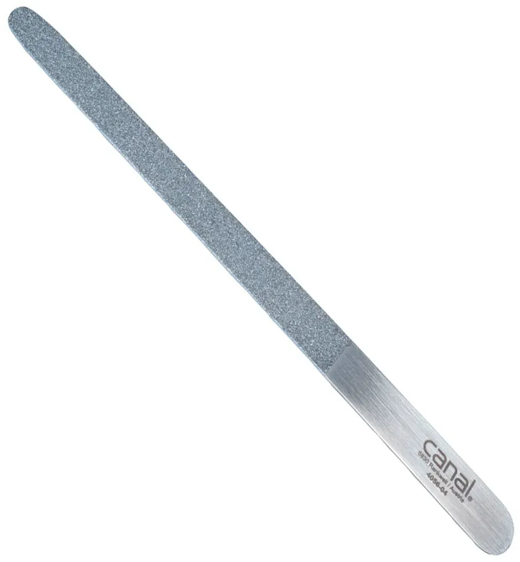 Canal Diamant Nagelfeile Rostfrei Runde Spitze 15 cm