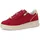Marco Tozzi Damen Plateau Sneaker mit Schnürsenkeln Freizeit, Rot (Cherry Comb), 38 EU