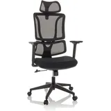 MyBuero ERGOMY Stoff/Netzstoff Schwarz