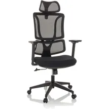 MyBuero ERGOMY Stoff/Netzstoff Schwarz
