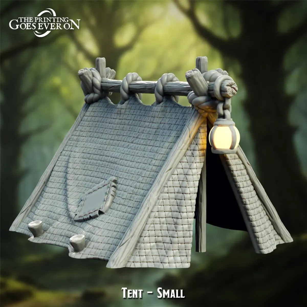 Small Tent aus Heart of the Forest von The Printing Goes Ever On