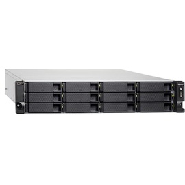 QNAP NAS Rack (2U) Ethernet/LAN Schwarz