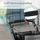 eloneo Wohnungsrollator 54cm breit faltbar und leicht mit Tablett und Stoffkorb Indoor-Rollator weiß
