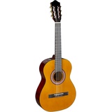 J & D CG-1 3/4 NT Konzertgitarre, 3/4 Gitarre Classic, Classical Guitar mit Natural Fichtendecke, Akustik-Gitarre für Anfänger und Einsteiger