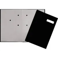 Pagna Unterschriftenmappe A4 Schwarz 5 Fächer