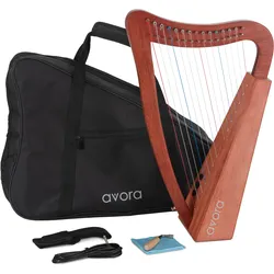 Avora Keltische Harfe 15 Saiten Mahogany mit EQ