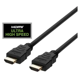Deltaco HU-20, 2 m, HDMI Typ A (Standard), HDMI Typ A (Standard), Audio Return C
