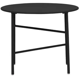 VCM Penny Gartentisch Ø 50 x 40 cm Schwarz