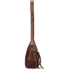 FredsBruder My Forever Friend Midi Schultertasche Leder Dark Chocolate