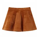 vidaXL Kinderhose Cord Cognac 128