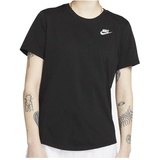 Nike Club T-Shirt Damen - Schwarz, XS