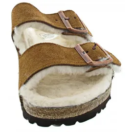 Birkenstock Arizona Lammfell Veloursleder mink 36