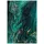 mazovia Modern Teppich - Kurzflor Waschbar - Weich Teppich für Wohnzimmer, Schlafzimmer, Esszimmer – Teppiche Marmor Abstrakt Muster - Flaschengrün Grün 160 x 230 cm